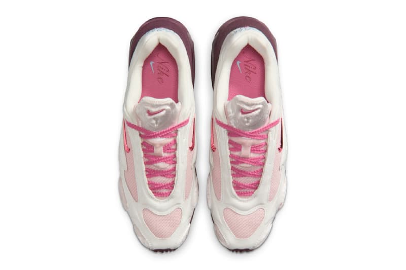 Nike Air Max Muse Valentine’s Day Sandstone Pink Bright Burgundy Red Sail-Peony Red IQ1152-666 Official Images