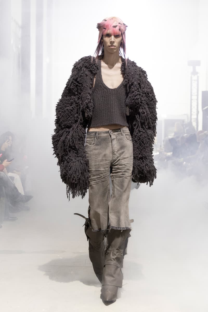 Rick Owens Fall/Winter 2026 Paris Fashion Week Runway Collection fw26 