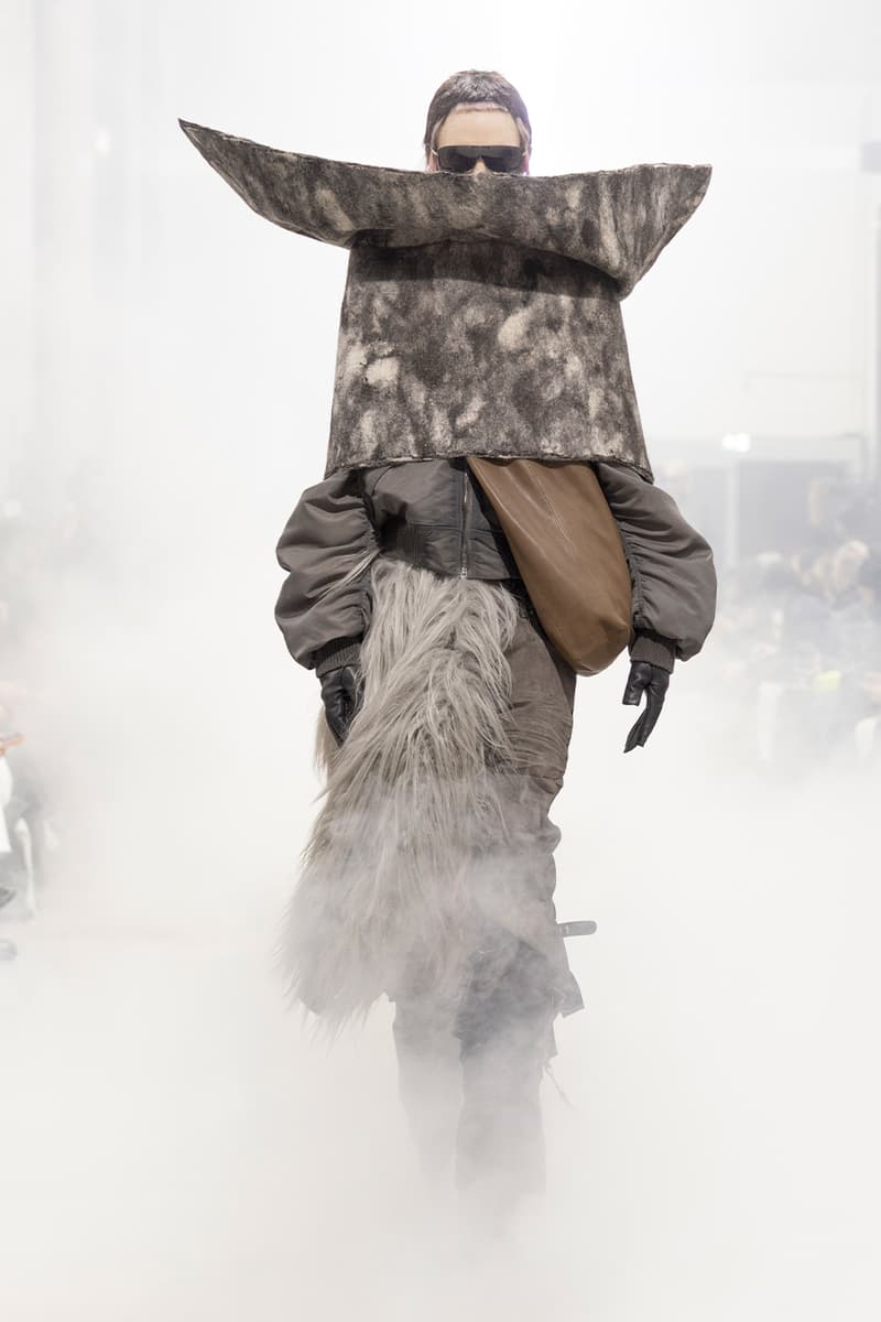 Rick Owens Fall/Winter 2026 Paris Fashion Week Runway Collection fw26 