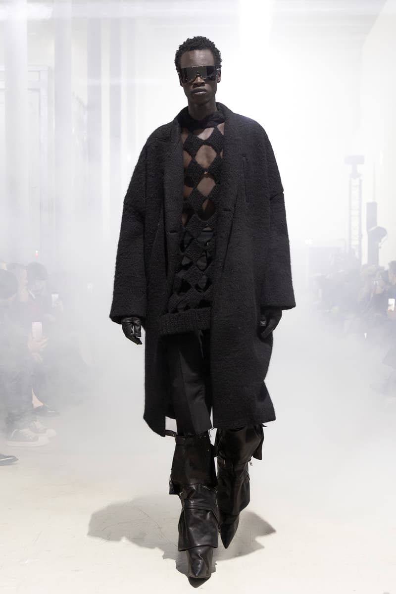 Rick Owens Fall/Winter 2026 Paris Fashion Week Runway Collection fw26 