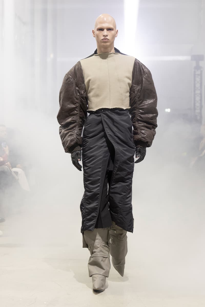 Rick Owens Fall/Winter 2026 Paris Fashion Week Runway Collection fw26 