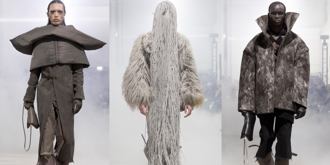 Rick Owens FW26 Blends Industrial Armor With Sharp Parody