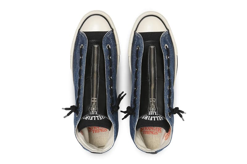 Netflix Stranger Things Converse All Star Aged 87 Pack Bleached Black Natural Blue Black Black Red Release Info