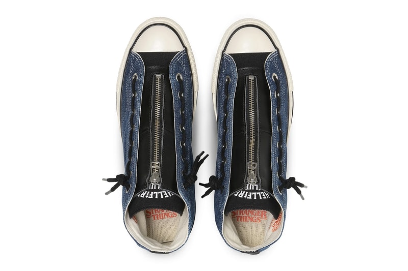 Netflix Stranger Things Converse All Star Aged 87 Pack Bleached Black Natural Blue Black Black Red Release Info