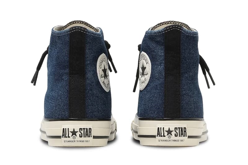 Netflix Stranger Things Converse All Star Aged 87 Pack Bleached Black Natural Blue Black Black Red Release Info