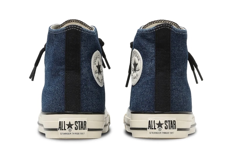 Netflix Stranger Things Converse All Star Aged 87 Pack Bleached Black Natural Blue Black Black Red Release Info