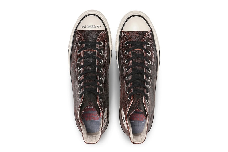 Netflix Stranger Things Converse All Star Aged 87 Pack Bleached Black Natural Blue Black Black Red Release Info
