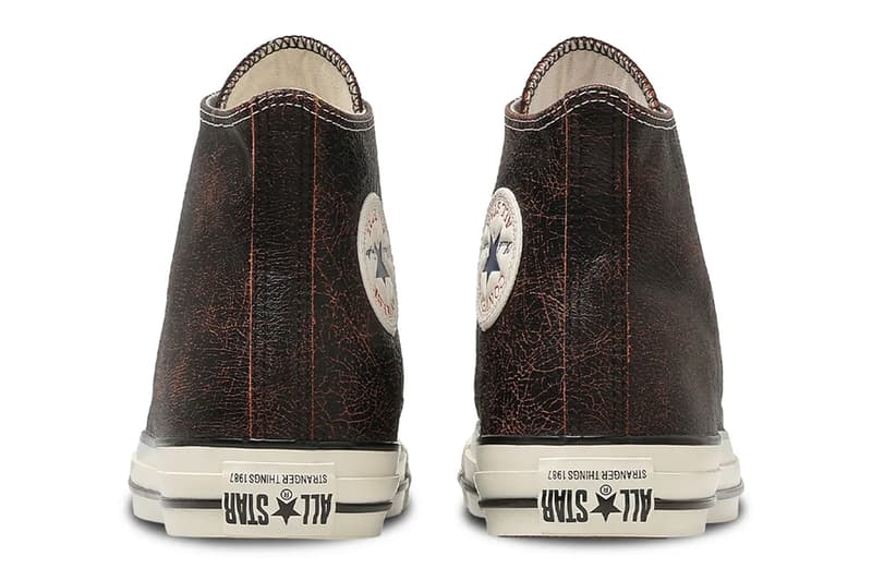 Netflix Stranger Things Converse All Star Aged 87 Pack Bleached Black Natural Blue Black Black Red Release Info