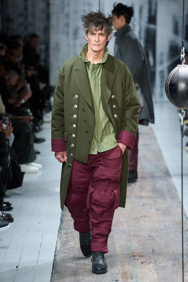 Yohji Yamamoto Fall/Winter 2026 Paris Fashion Week Runway Collection