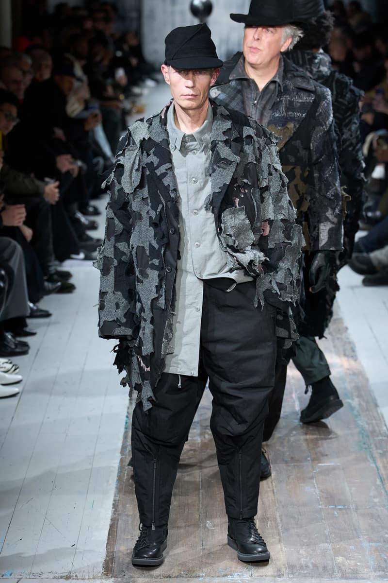 Yohji Yamamoto Fall/Winter 2026 Paris Fashion Week Runway Collection