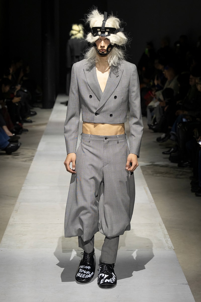 COMME des GARÇONS Homme Plus Fall/Winter 2026 Runway Collection paris fashion week Kids Love Gaité Air Jordan 11 rei kawakubo