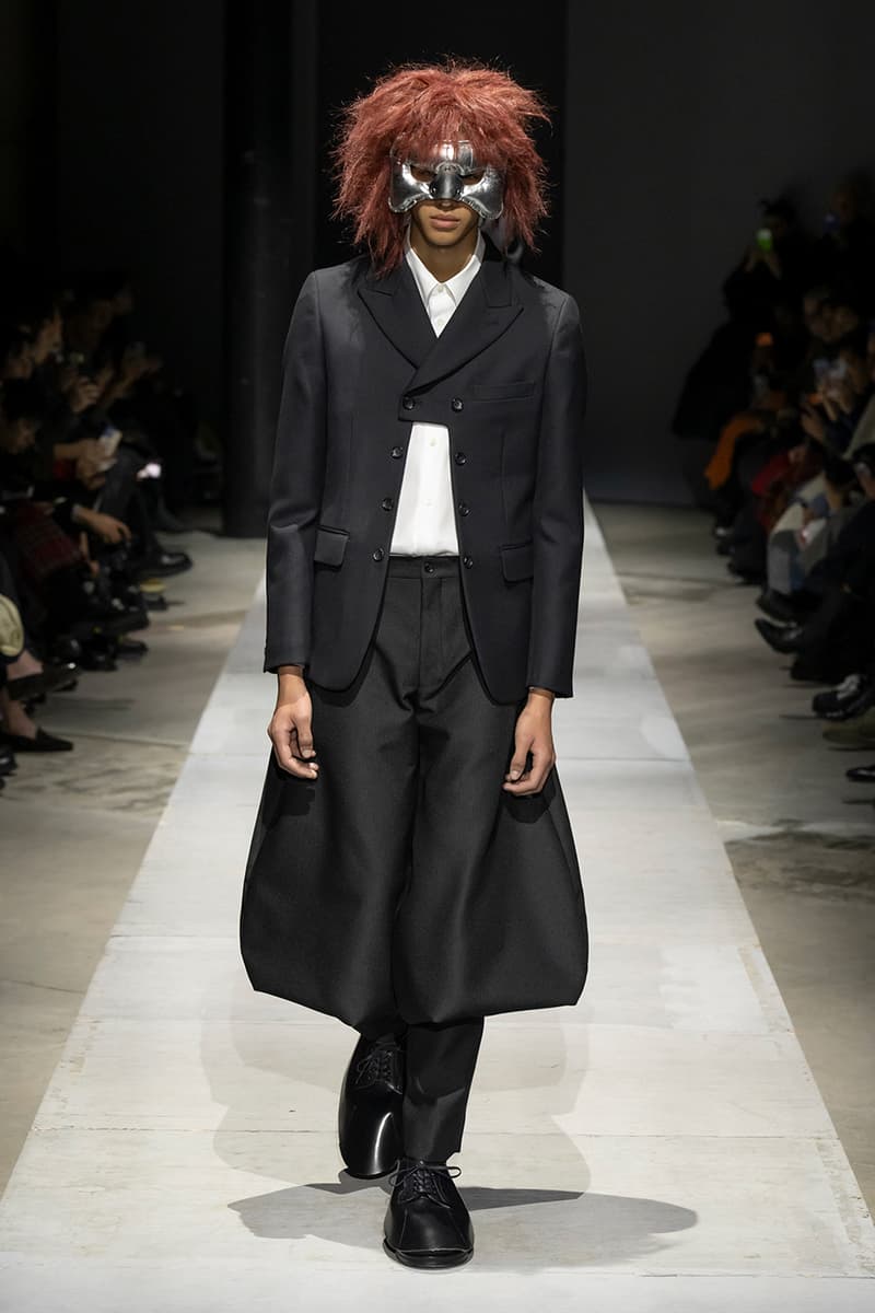 COMME des GARÇONS Homme Plus Fall/Winter 2026 Runway Collection paris fashion week Kids Love Gaité Air Jordan 11 rei kawakubo