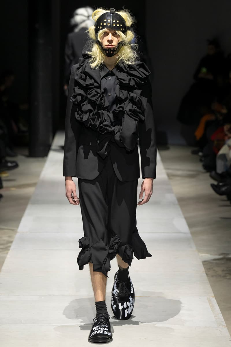 COMME des GARÇONS Homme Plus Fall/Winter 2026 Runway Collection paris fashion week Kids Love Gaité Air Jordan 11 rei kawakubo