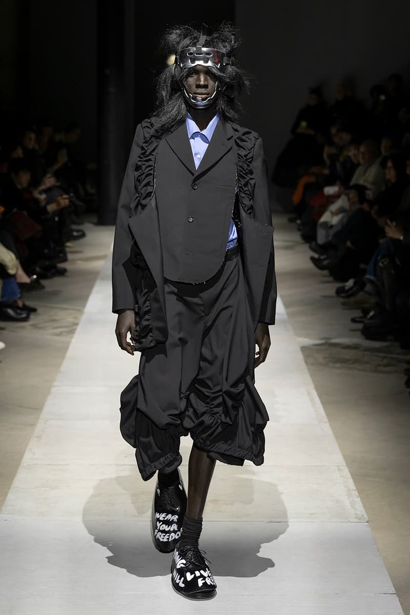 COMME des GARÇONS Homme Plus Fall/Winter 2026 Runway Collection paris fashion week Kids Love Gaité Air Jordan 11 rei kawakubo