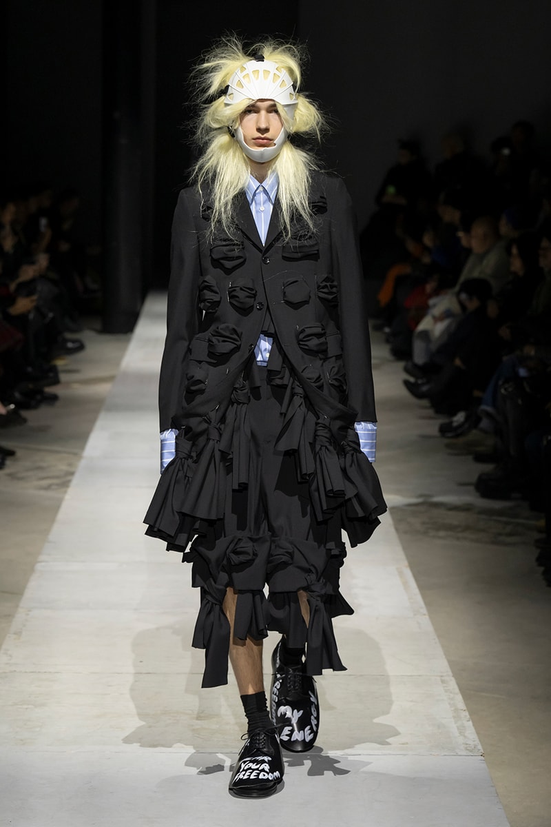 COMME des GARÇONS Homme Plus Fall/Winter 2026 Runway Collection paris fashion week Kids Love Gaité Air Jordan 11 rei kawakubo
