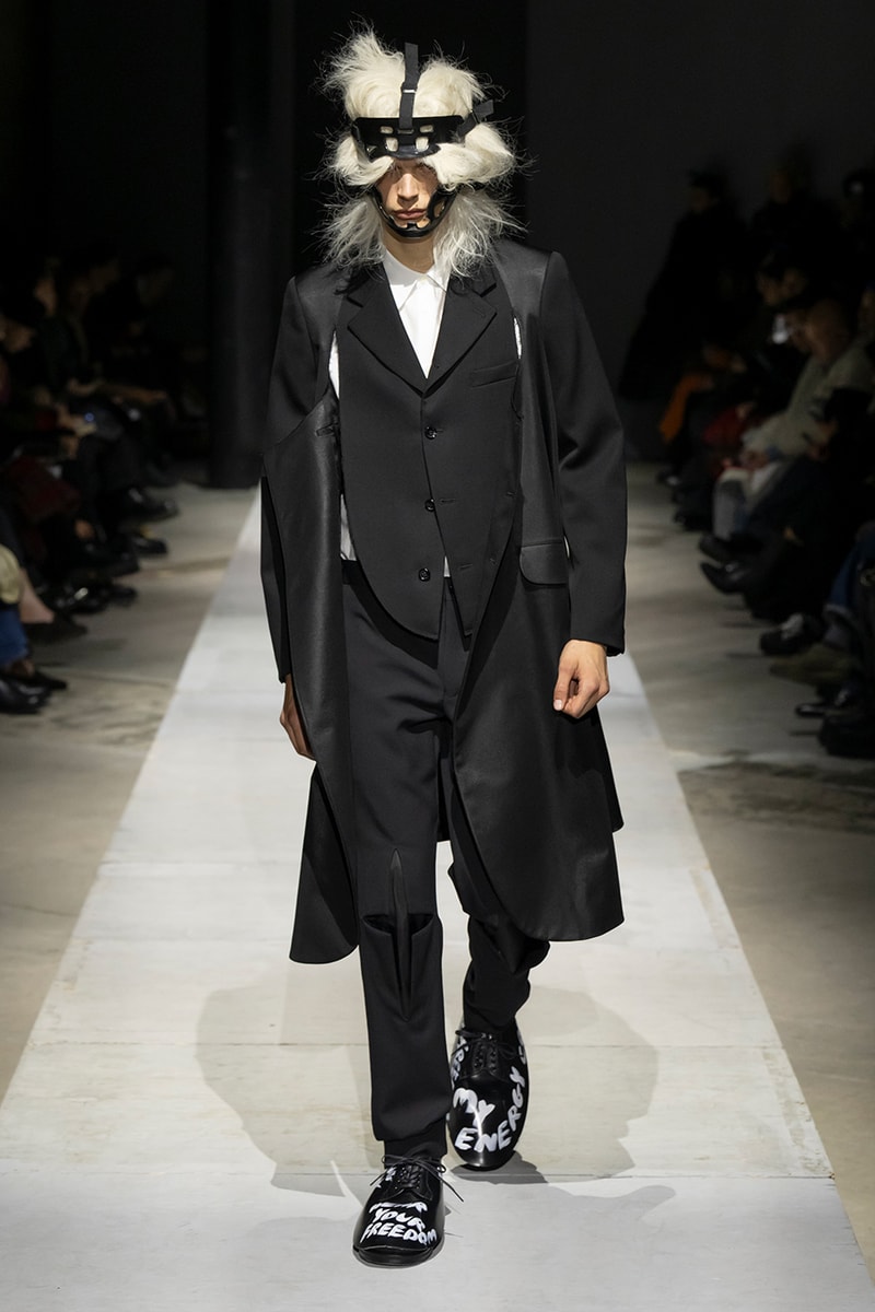 COMME des GARÇONS Homme Plus Fall/Winter 2026 Runway Collection paris fashion week Kids Love Gaité Air Jordan 11 rei kawakubo