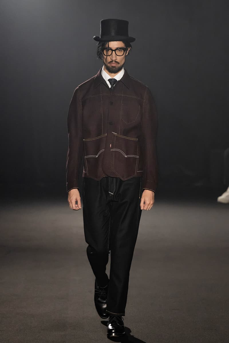 Junya Watanabe MAN Fall/Winter 2026 Paris Fashion Week Runway Collection Levi's Stussy New Balance Collaboration