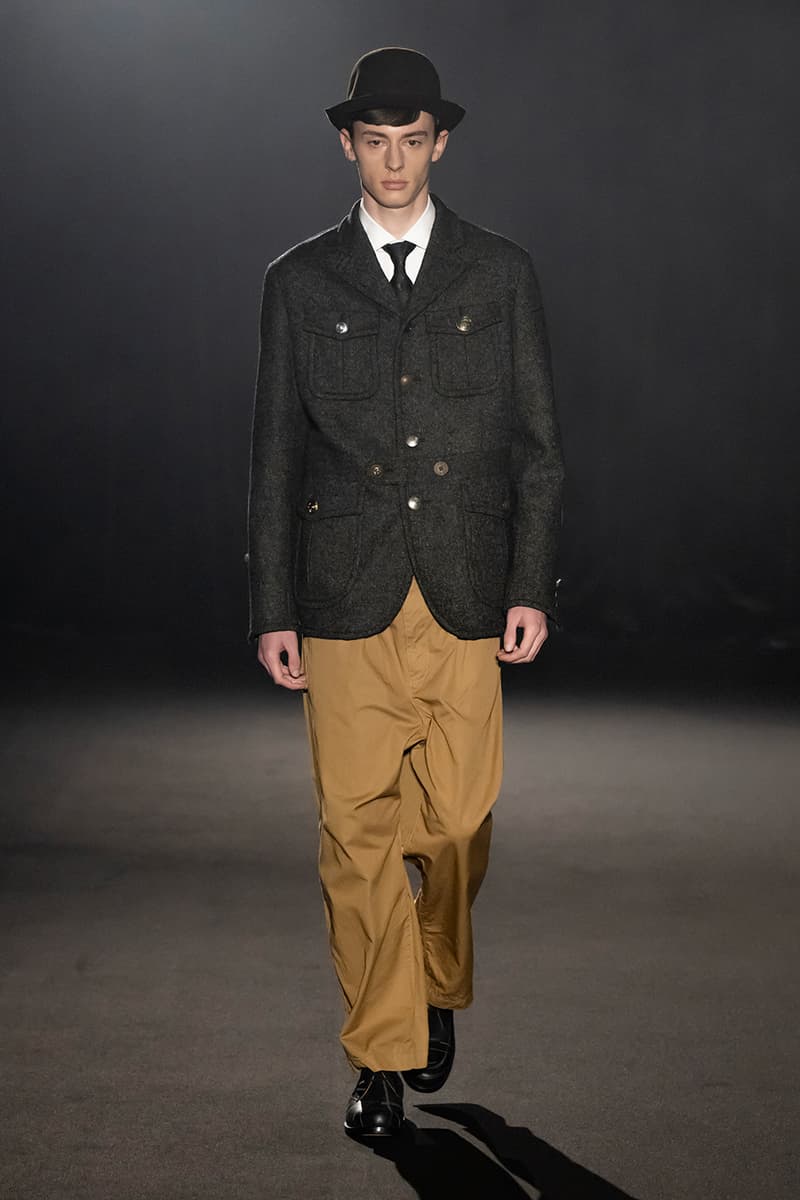 Junya Watanabe MAN Fall/Winter 2026 Paris Fashion Week Runway Collection Levi's Stussy New Balance Collaboration