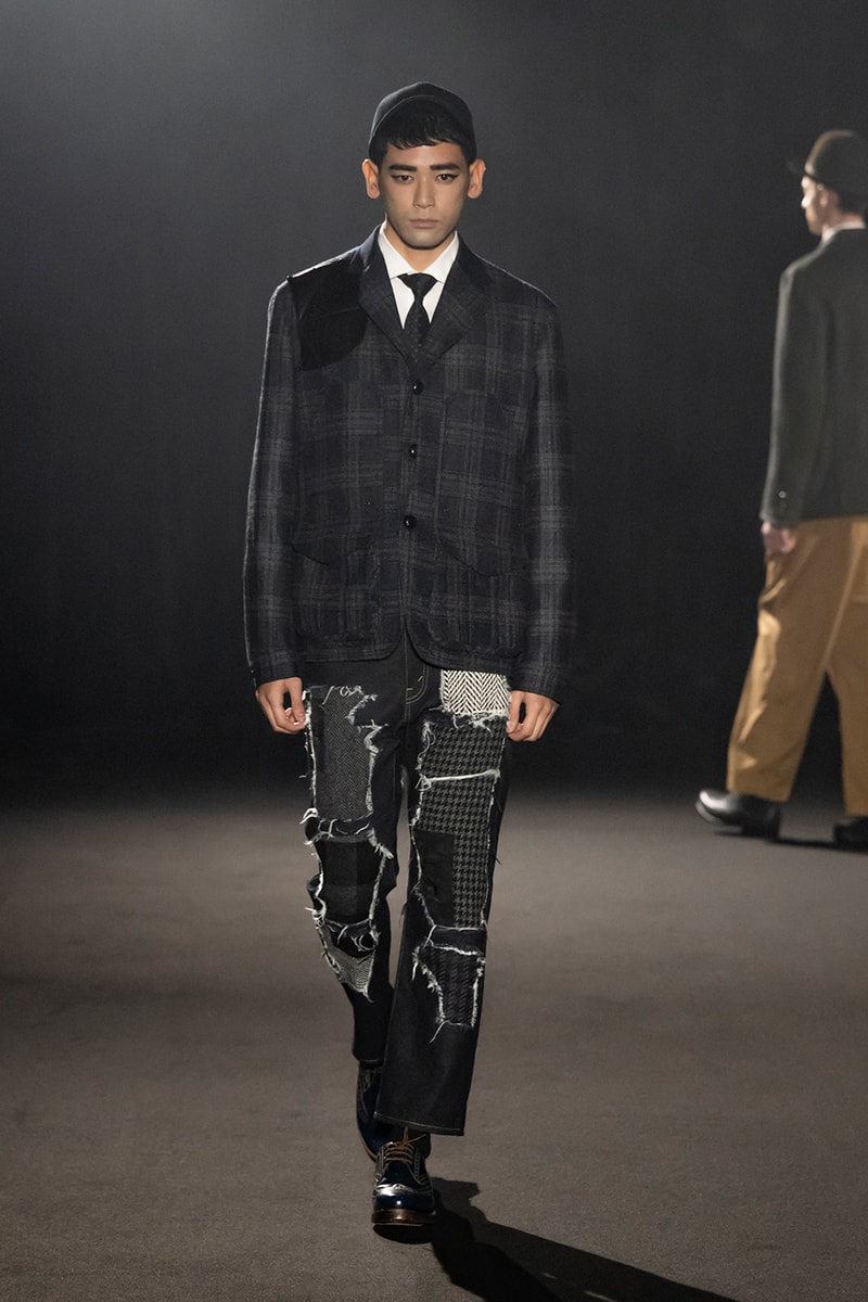 Junya Watanabe MAN Fall/Winter 2026 Paris Fashion Week Runway Collection Levi's Stussy New Balance Collaboration