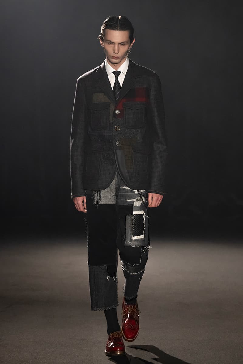 Junya Watanabe MAN Fall/Winter 2026 Paris Fashion Week Runway Collection Levi's Stussy New Balance Collaboration