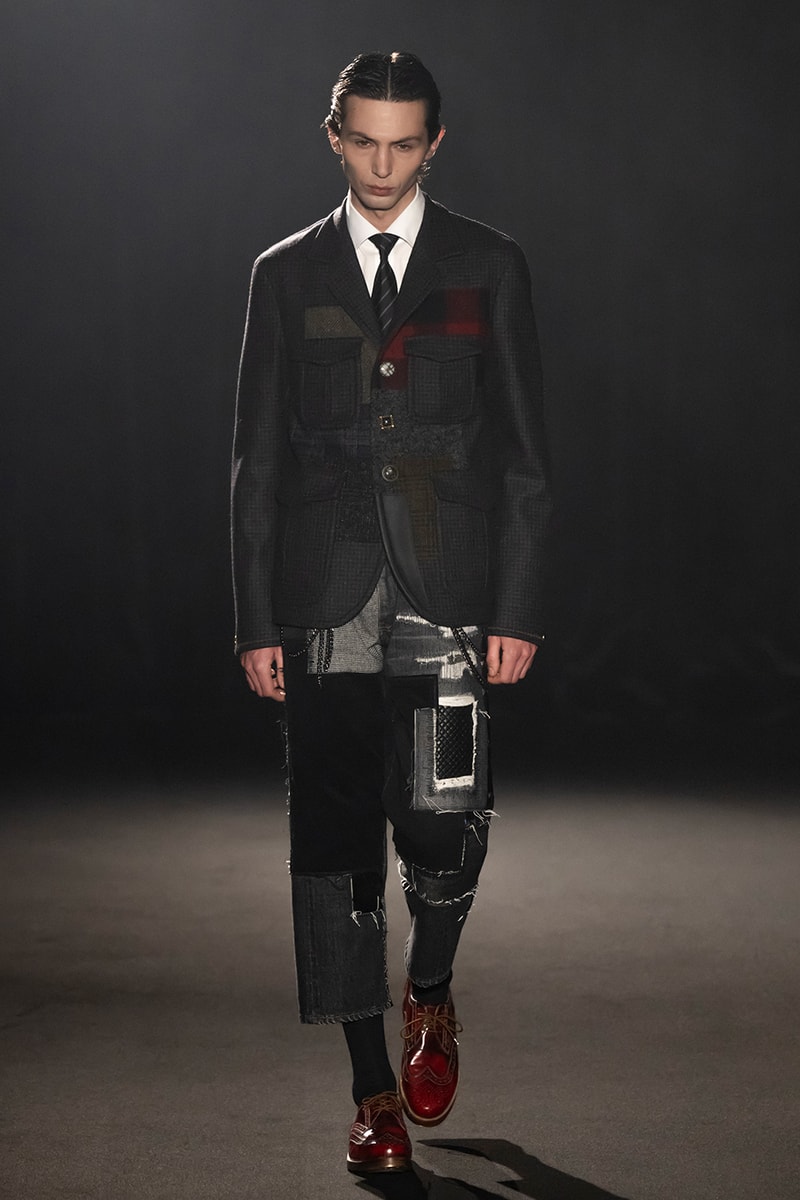 Junya Watanabe MAN Fall/Winter 2026 Paris Fashion Week Runway Collection Levi's Stussy New Balance Collaboration