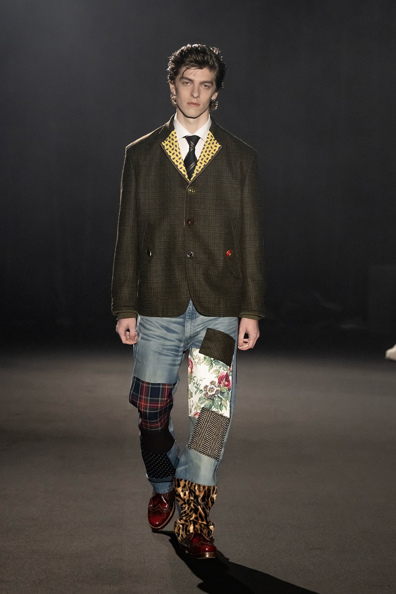 Junya Watanabe MAN Fall/Winter 2026 Paris Fashion Week Runway Collection Levi's Stussy New Balance Collaboration