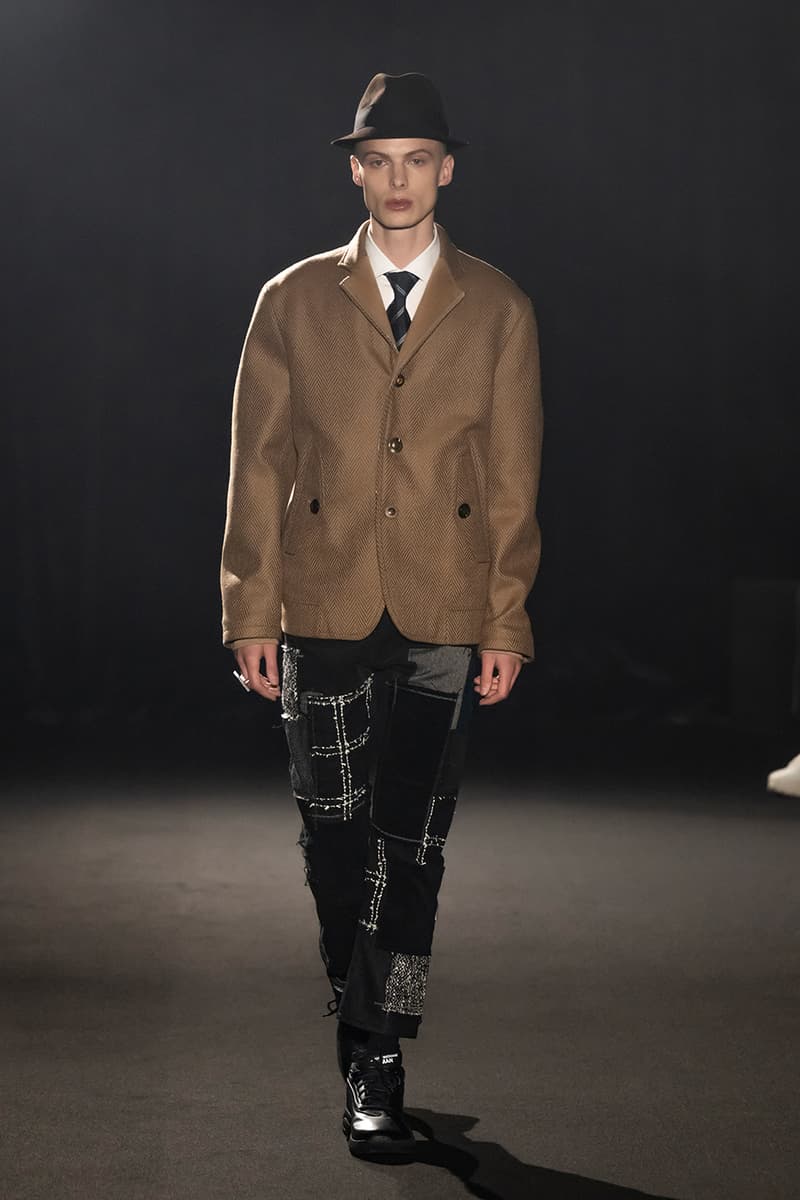 Junya Watanabe MAN Fall/Winter 2026 Paris Fashion Week Runway Collection Levi's Stussy New Balance Collaboration