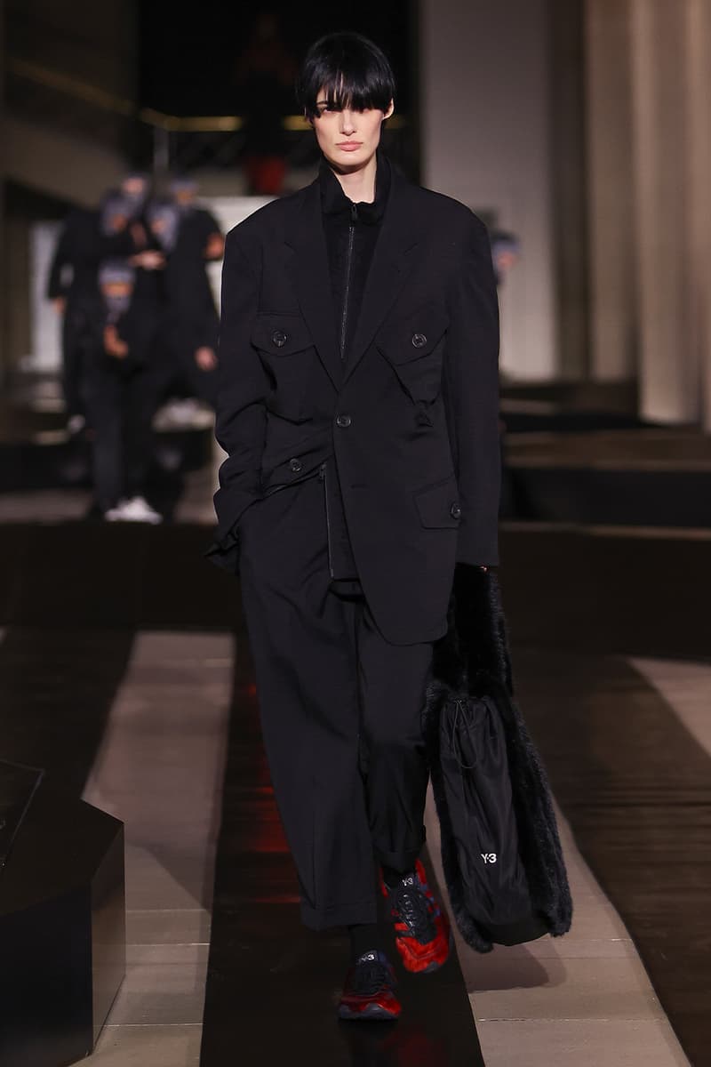 Y-3 Fall/Winter 2026 Paris Fashion Week Runway Collection collaboration Mercedes-AMG PETRONAS F1 Team