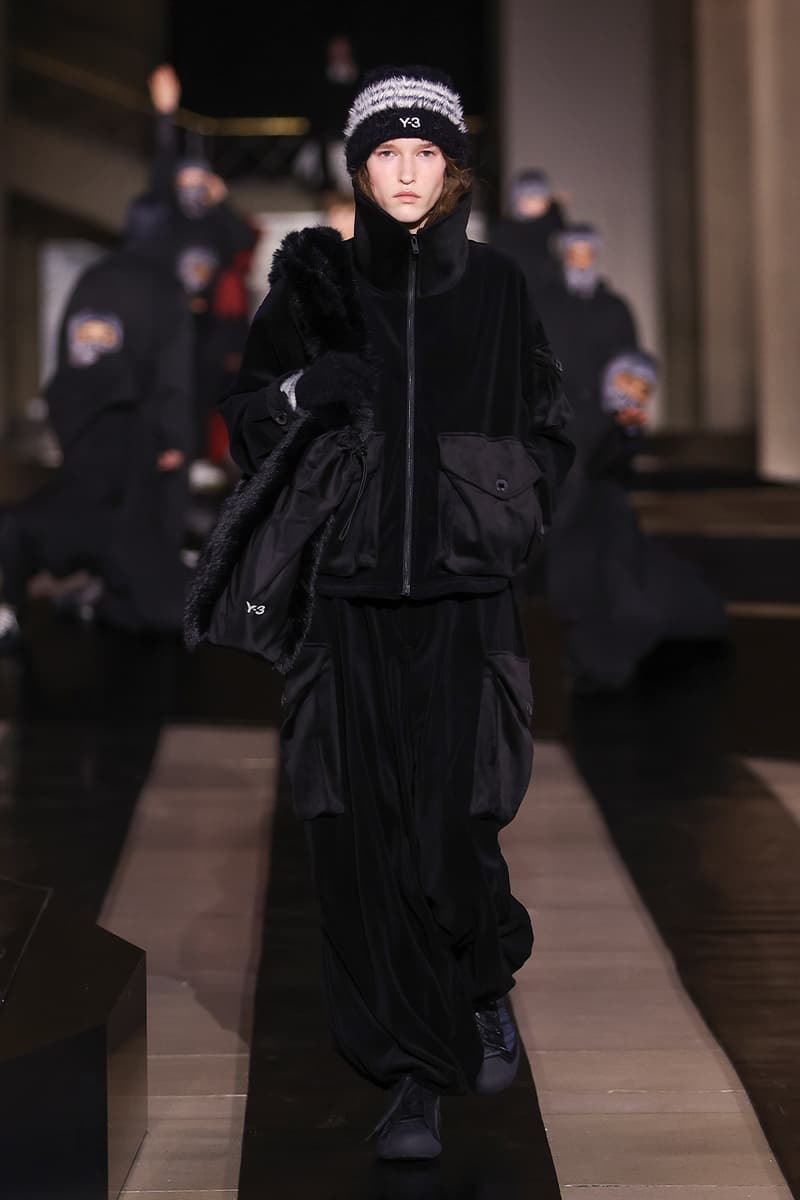 Y-3 Fall/Winter 2026 Paris Fashion Week Runway Collection collaboration Mercedes-AMG PETRONAS F1 Team