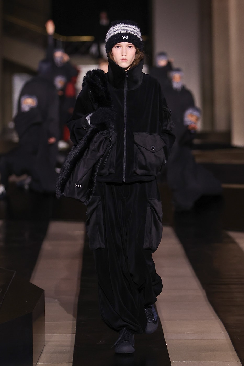 Y-3 Fall/Winter 2026 Paris Fashion Week Runway Collection collaboration Mercedes-AMG PETRONAS F1 Team