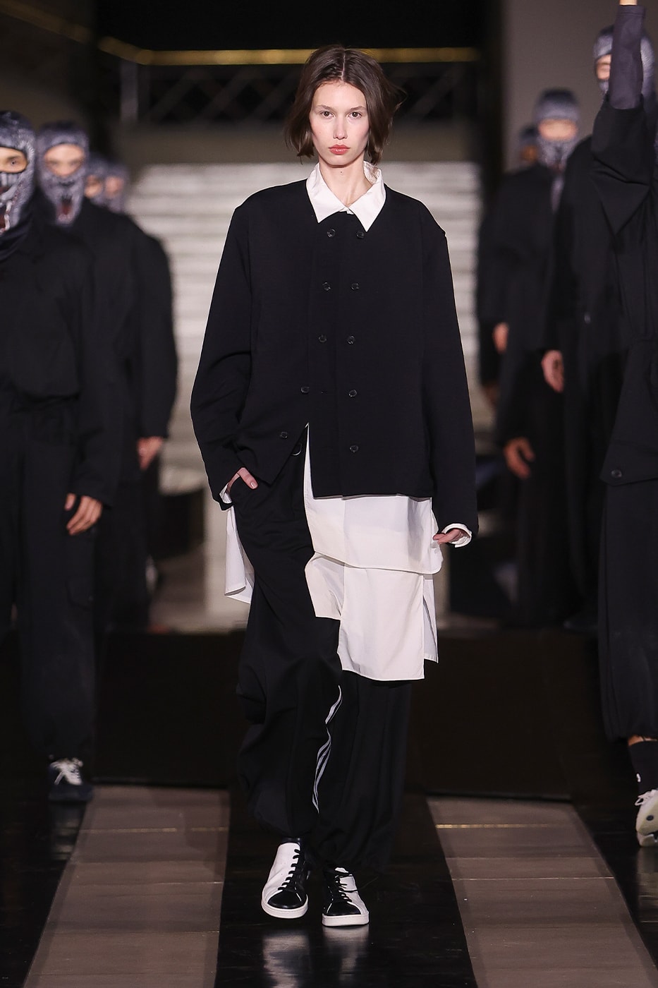 Y-3 Fall/Winter 2026 Paris Fashion Week Runway Collection collaboration Mercedes-AMG PETRONAS F1 Team