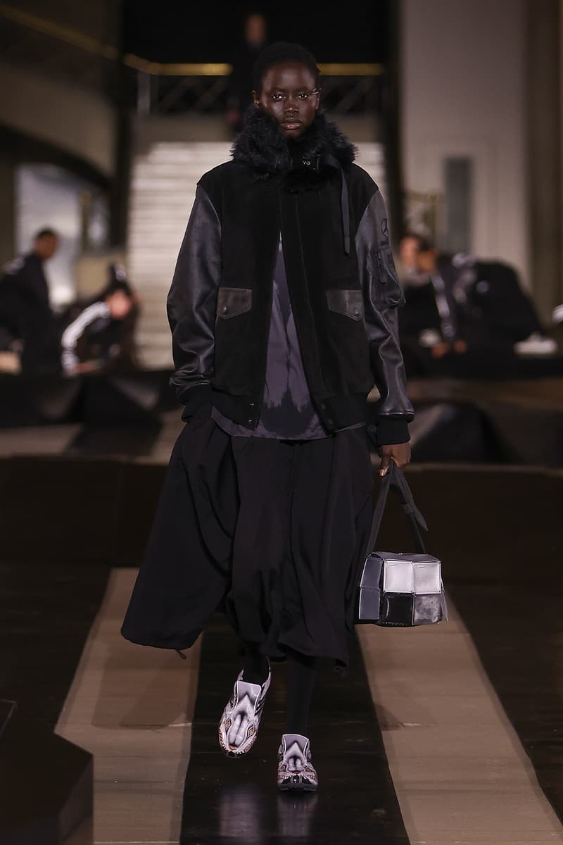 Y-3 Fall/Winter 2026 Paris Fashion Week Runway Collection collaboration Mercedes-AMG PETRONAS F1 Team