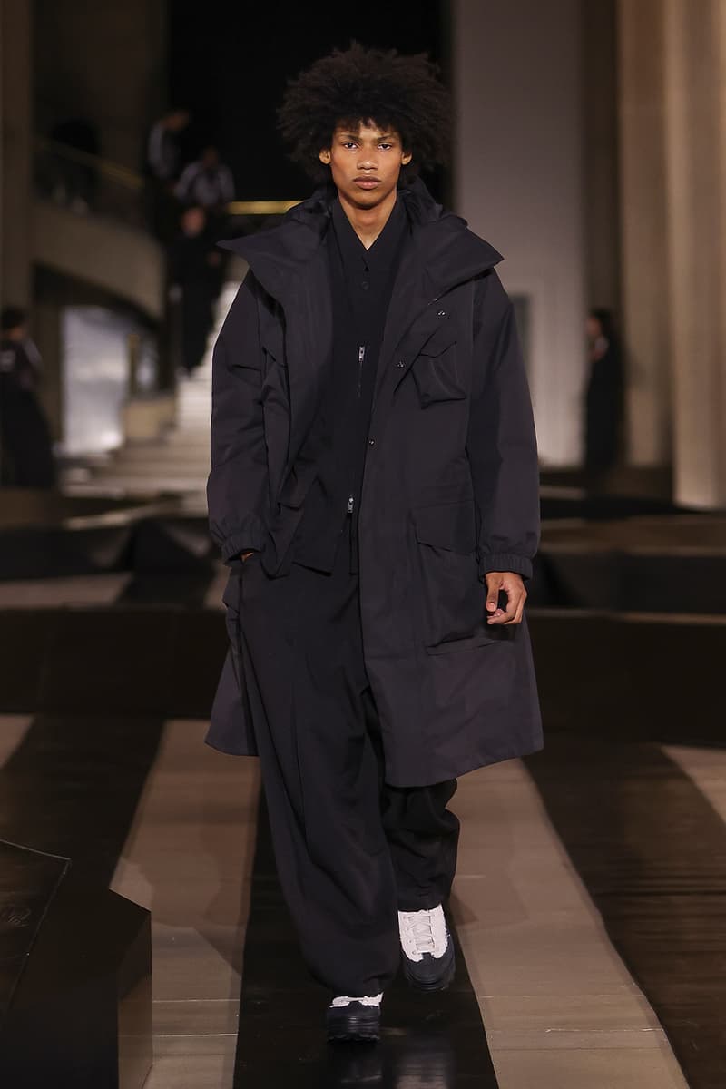 Y-3 Fall/Winter 2026 Paris Fashion Week Runway Collection collaboration Mercedes-AMG PETRONAS F1 Team