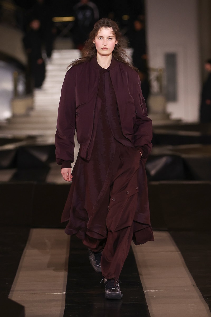 Y-3 Fall/Winter 2026 Paris Fashion Week Runway Collection collaboration Mercedes-AMG PETRONAS F1 Team