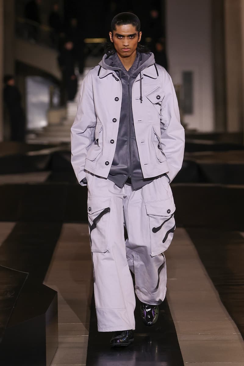 Y-3 Fall/Winter 2026 Paris Fashion Week Runway Collection collaboration Mercedes-AMG PETRONAS F1 Team