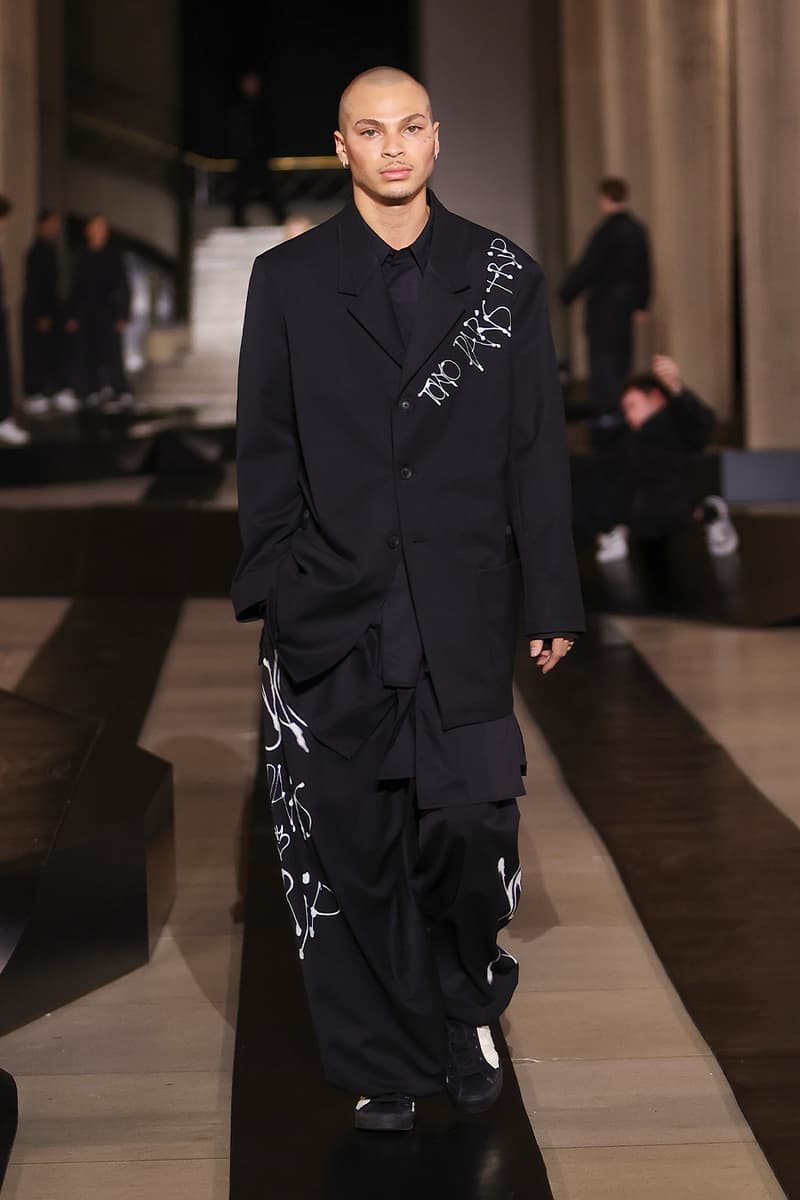 Y-3 Fall/Winter 2026 Paris Fashion Week Runway Collection collaboration Mercedes-AMG PETRONAS F1 Team