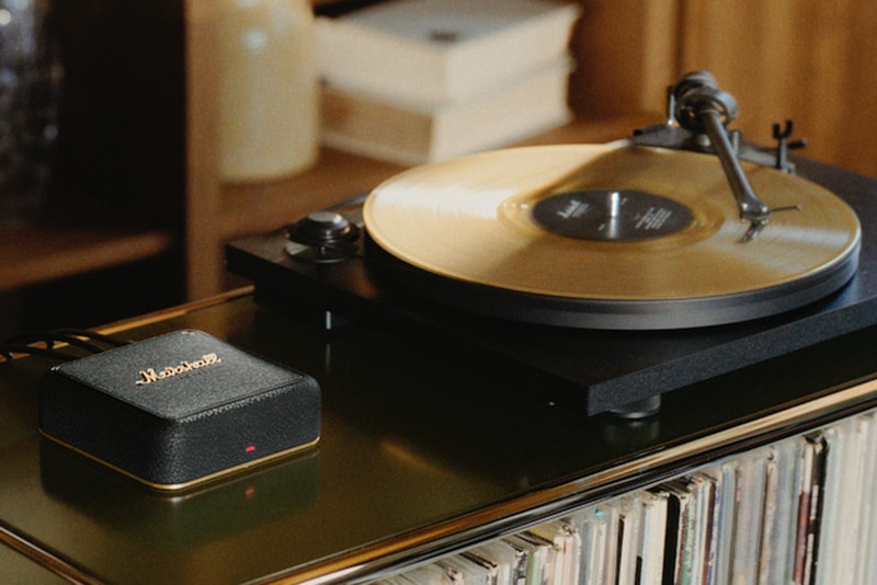 Marshall Heddon Wi‑Fi music streaming hub powering multi-room audio with connected Marshall home speakers