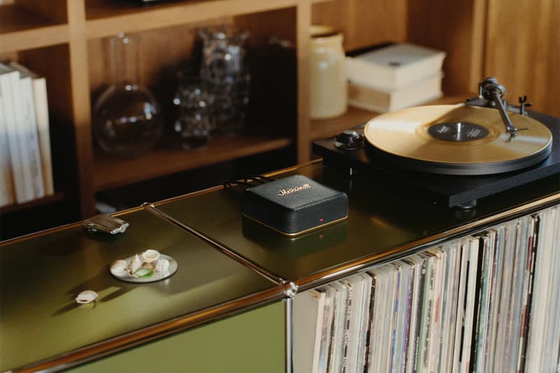 Marshall Heddon Wi‑Fi music streaming hub powering multi-room audio with connected Marshall home speakers