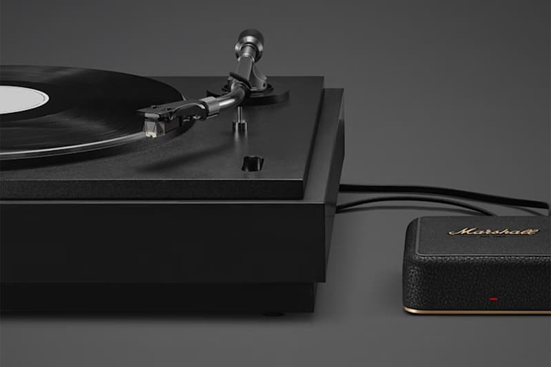 Marshall Heddon Wi‑Fi music streaming hub powering multi-room audio with connected Marshall home speakers