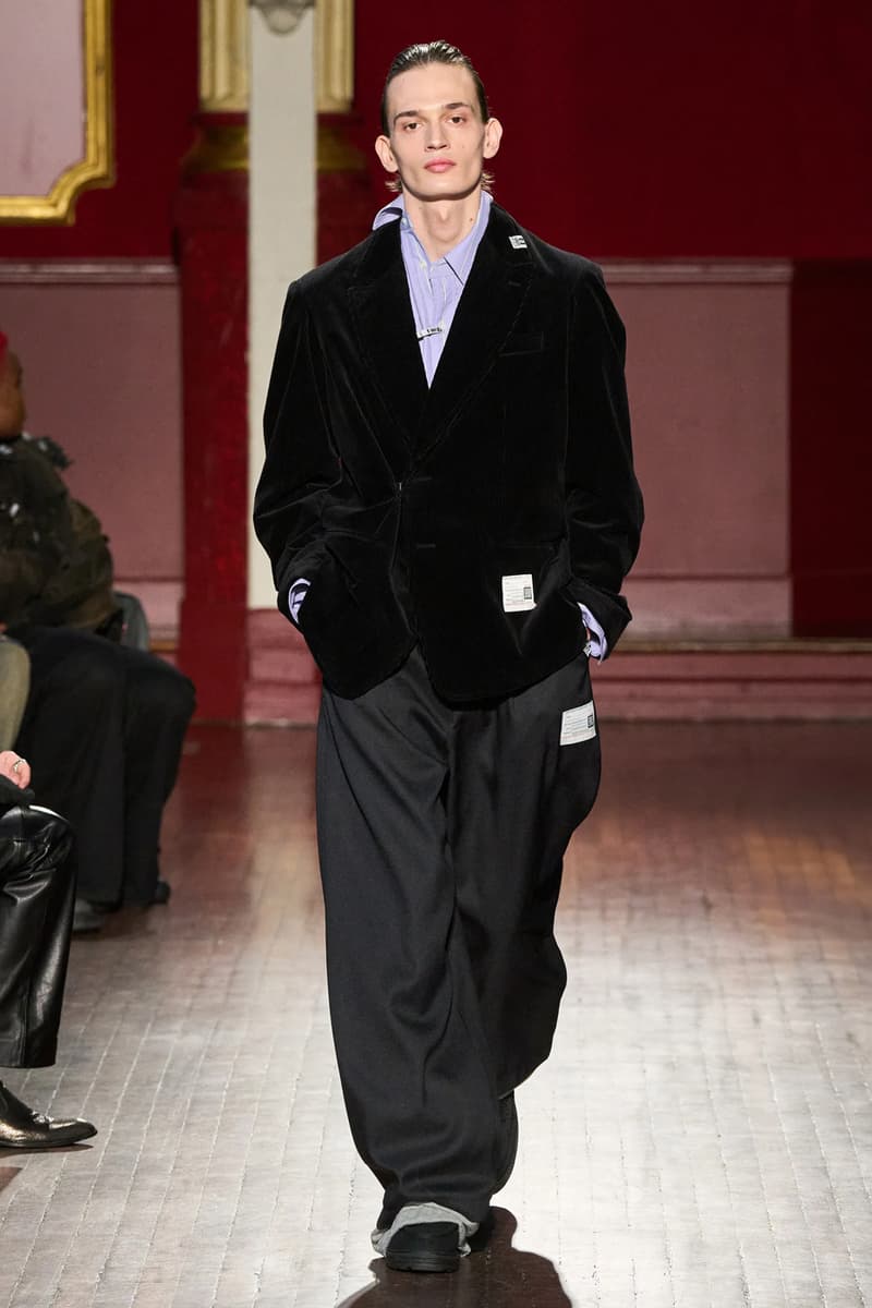 Maison Mihara Yasuhiro Fall/Winter 2026 Collection Paris Fashion Week Runway