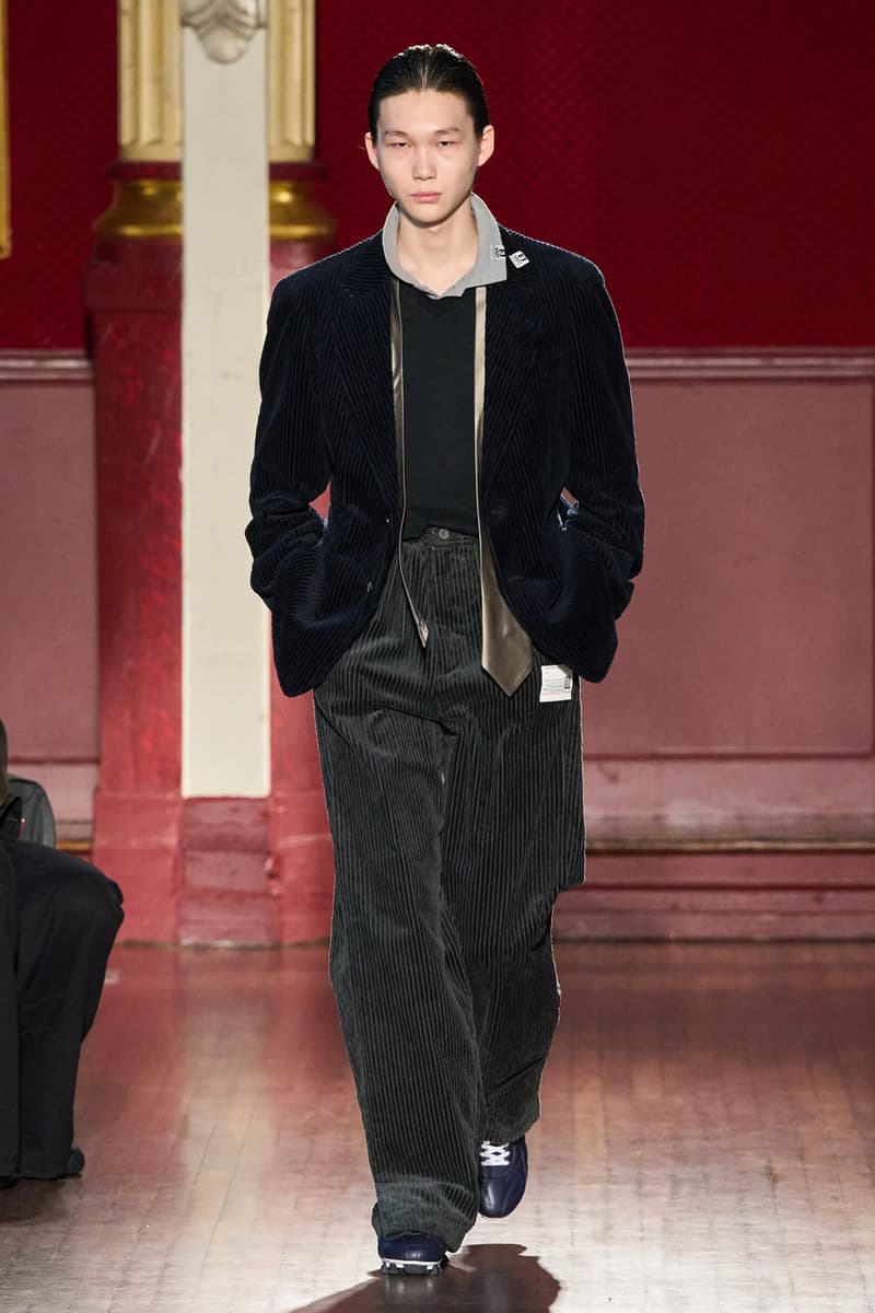 Maison Mihara Yasuhiro Fall/Winter 2026 Collection Paris Fashion Week Runway