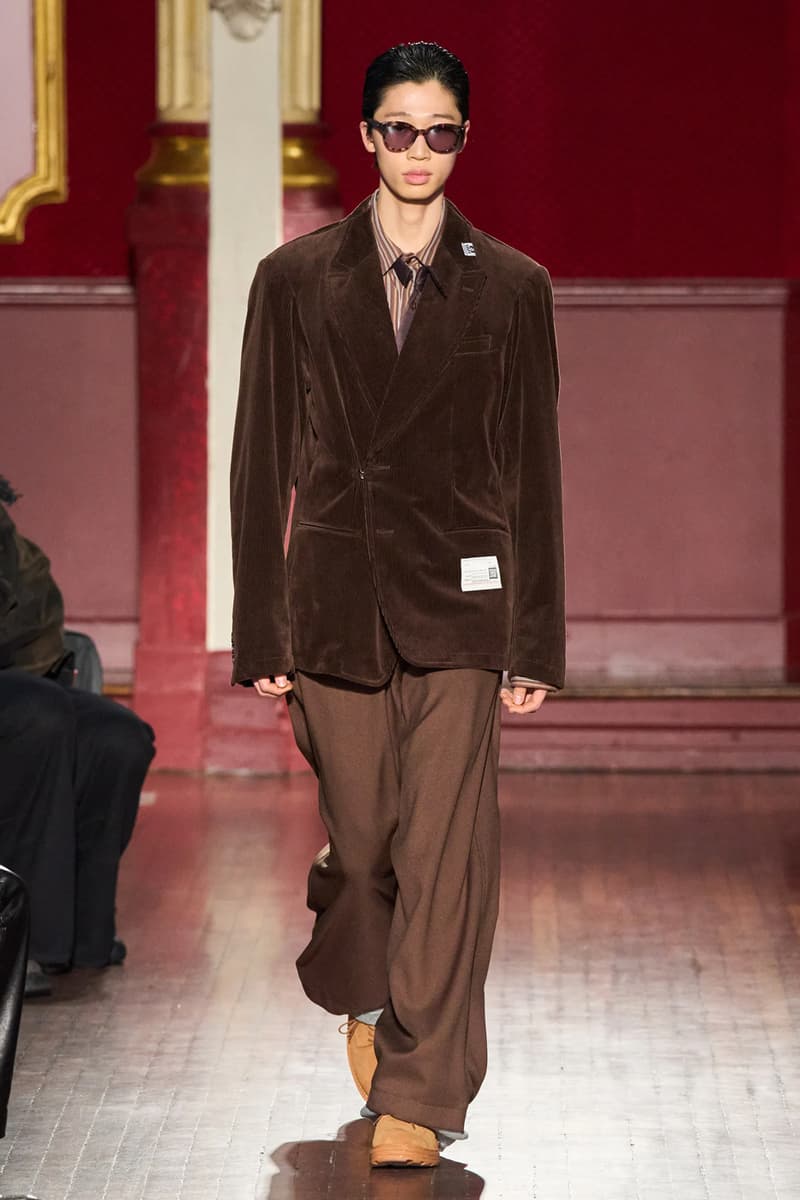Maison Mihara Yasuhiro Fall/Winter 2026 Collection Paris Fashion Week Runway