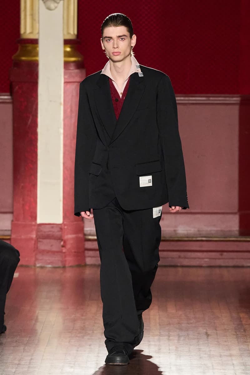 Maison Mihara Yasuhiro Fall/Winter 2026 Collection Paris Fashion Week Runway