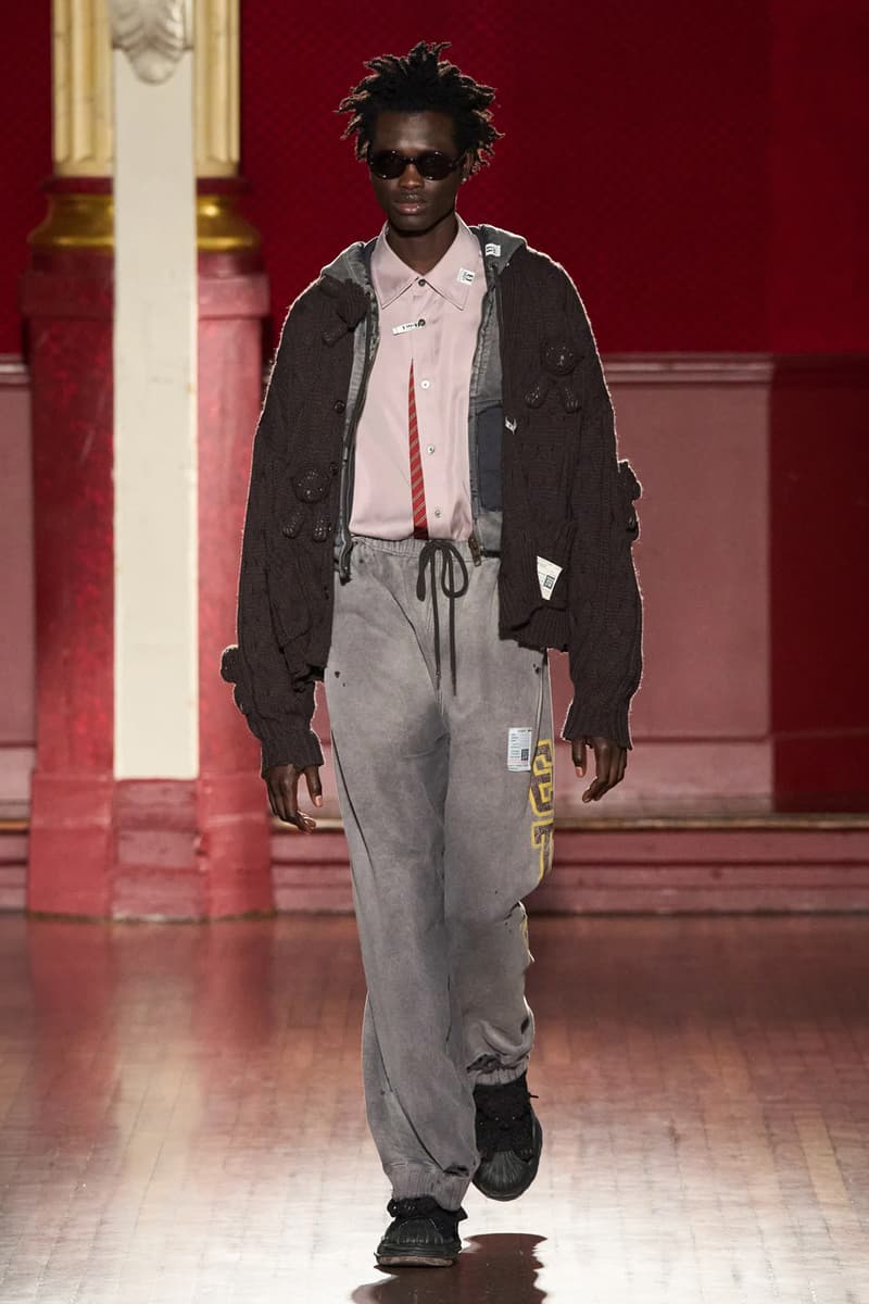 Maison Mihara Yasuhiro Fall/Winter 2026 Collection Paris Fashion Week Runway