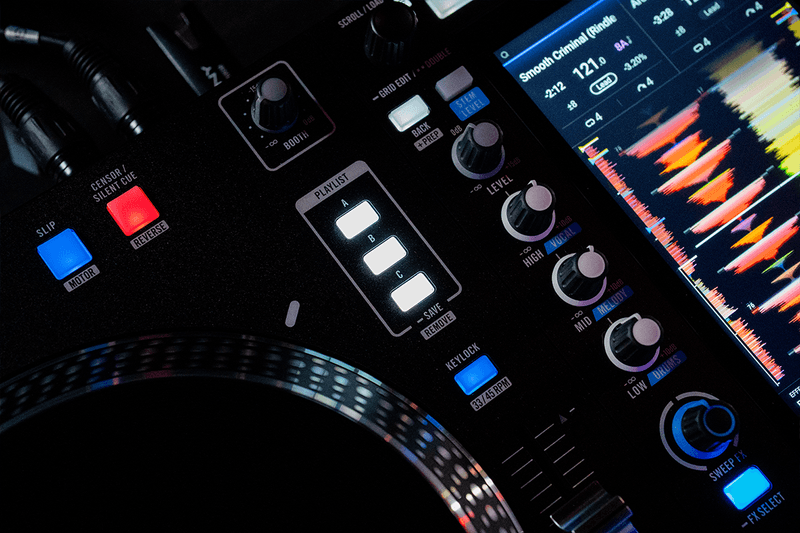 Rane System One dj controller all-in-one standalone decks turntables djs mixing pioneer dj alphatheta denon XDJ-XZ 