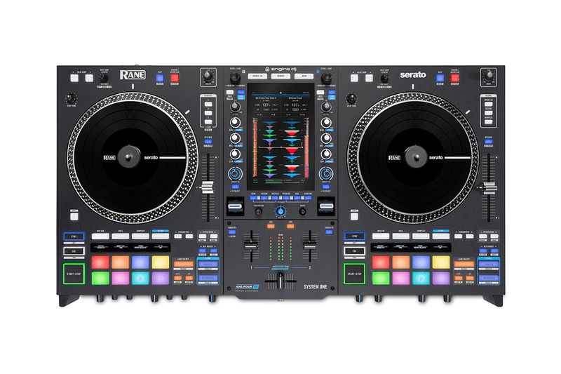 Rane System One dj controller all-in-one standalone decks turntables djs mixing pioneer dj alphatheta denon XDJ-XZ 