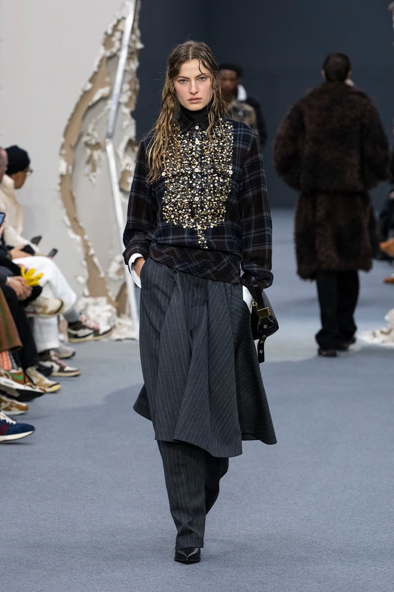 sacai Fall/Winter 2026 Paris Fashion Week Collection runway chitose abe levi's apc