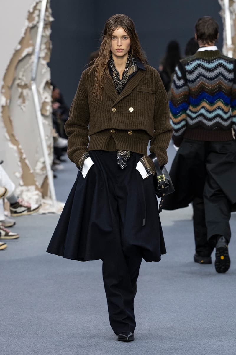 sacai Fall/Winter 2026 Paris Fashion Week Collection runway chitose abe levi's apc