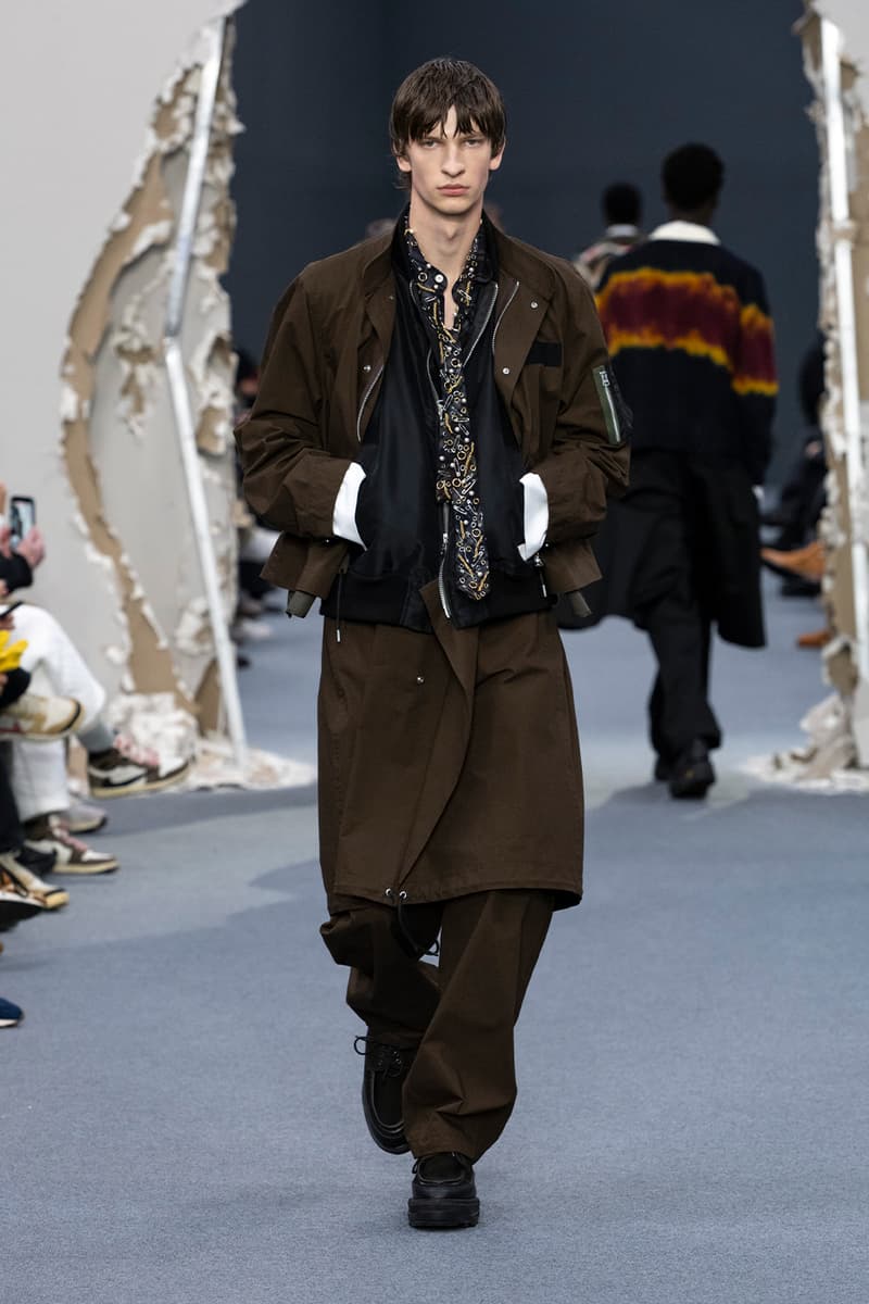 sacai Fall/Winter 2026 Paris Fashion Week Collection runway chitose abe levi's apc