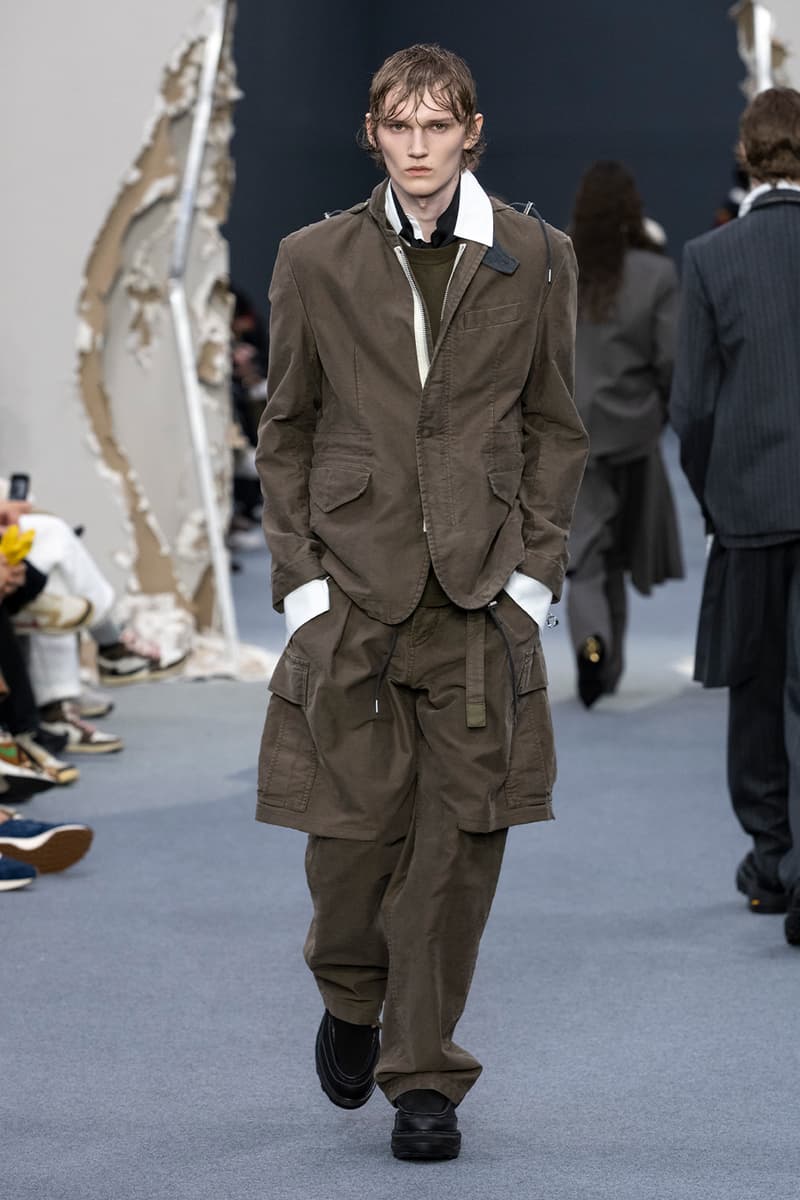 sacai Fall/Winter 2026 Paris Fashion Week Collection runway chitose abe levi's apc